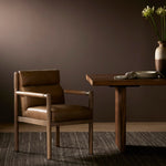 Kiano Dining Armchair Palermo Drift Staged View Four Hands