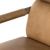 Kiano Dining Armchair Palermo Drift Top Grain Leather Armrest 236328-002