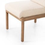 Kiano Dining Chair Charter Oatmeal Seat Cushion Detail Four Hands