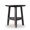 Kickapoo River Cricket Table by Van Thiel Distressed Black Angled View Four Hands