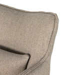 Four Hands Kimble Swivel Chair Fallon Linen Backrest 
