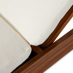 Four Hands Kinta Outdoor Double Chaise Lounge cushion view