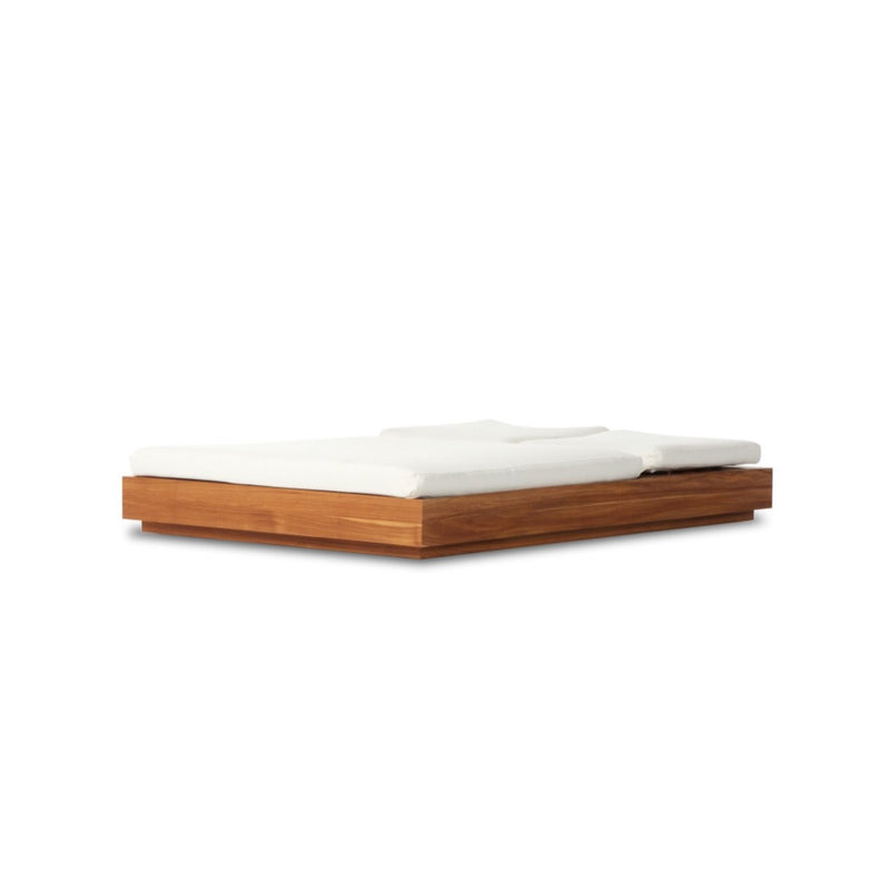 Four Hands Kinta Outdoor Double Chaise Lounge flat view