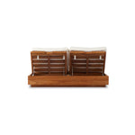 Four Hands Kinta Outdoor Double Chaise Lounge back view