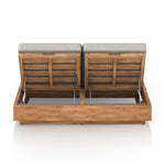 Kinta Outdoor Double Chaise Lounge 227877-005 back view