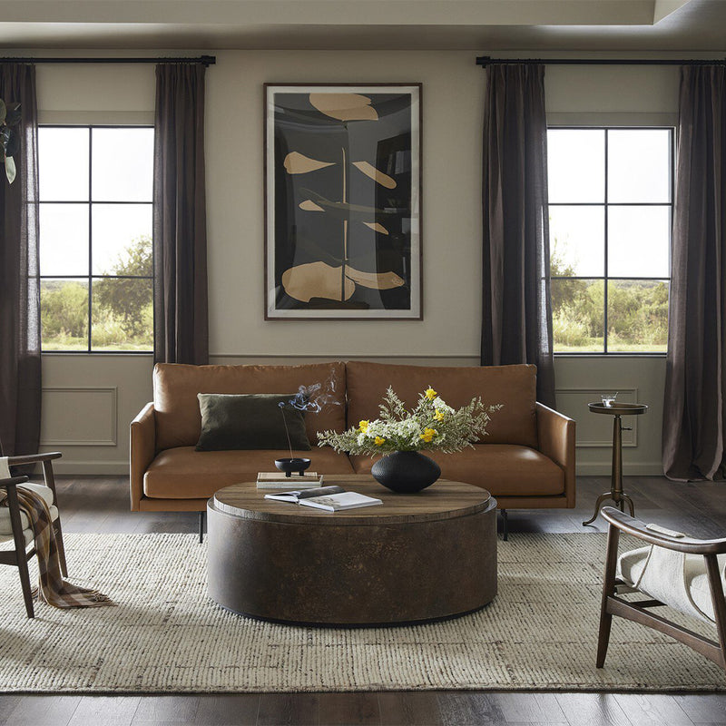 Four Hands Kipp Coffee Table staged room view 