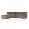 Kipton 2-Piece Sectional 234056-001 front view left chaise
