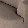 Four Hands Kipton 2-Piece Sectional seat cushion rounded edge