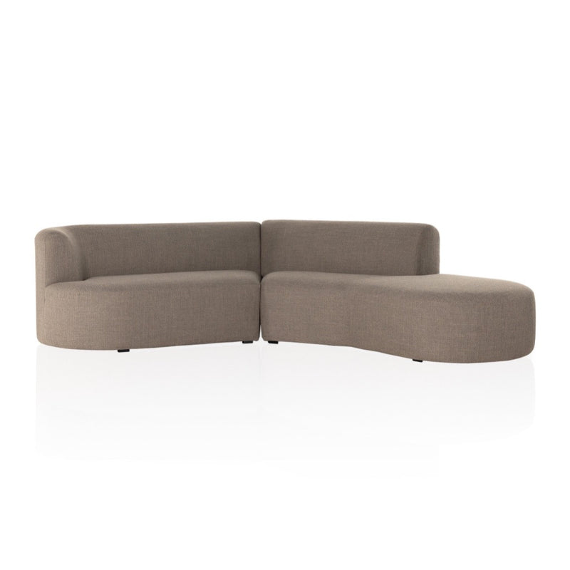 Four Hands Kipton 2-Piece Sectional front view right chaise