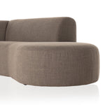 Four Hands Kipton 2-Piece Sectional right chaise footrest