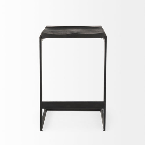 Kiran Stool - Black Wood