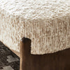 Kirby Accent Bench Solema Cream Staged View Seat Detail