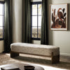 Kirby Accent Bench Solema Cream Staged View Wide