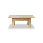Winchester Coffee Table Bleached Alder Side View Four Hands