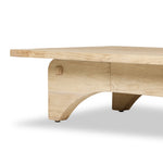 Four Hands Winchester Coffee Table Bleached Alder Engineered Hardware Base