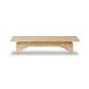Four Hands Winchester Coffee Table Bleached Alder Front Facing View
