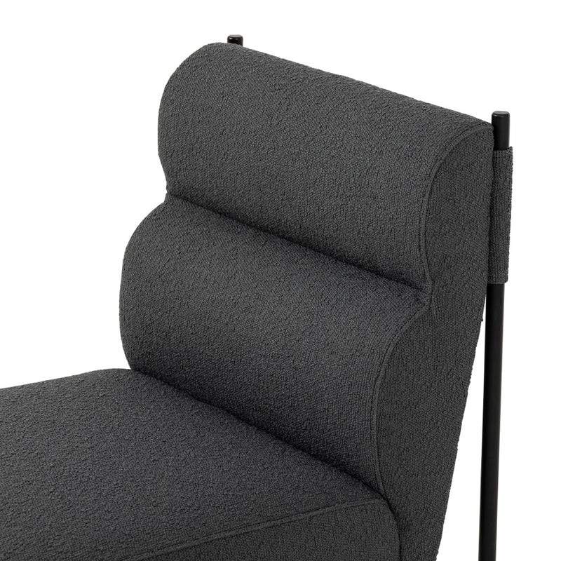 Klein Dining Chair Fiqa Boucle Slate Backrest 224560-005
