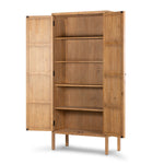 Knightdale Cabinet Smoked Pine Open Cabinets 233568-001
