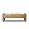 Four Hands Knox Accent Bench front view 