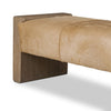 Four Hands Knox Accent Bench front of bench view 