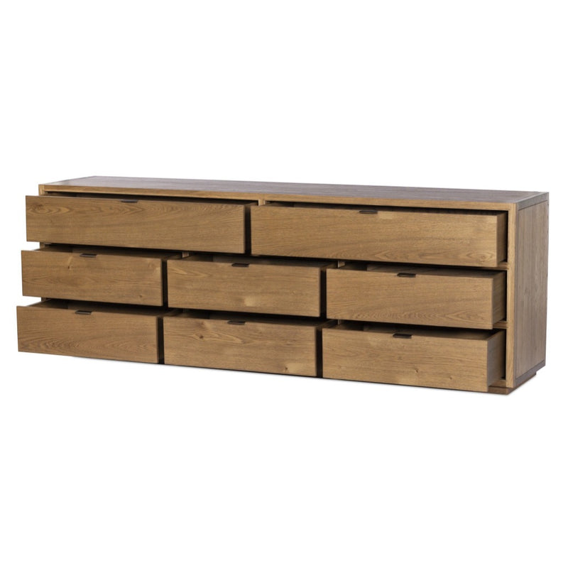 8 drawer dresser light brown STOREMOLLA 8-drawer dresser