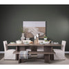 Konstantin Live Edge Rectangular Dining Table 69140-AB staged view of sining table 