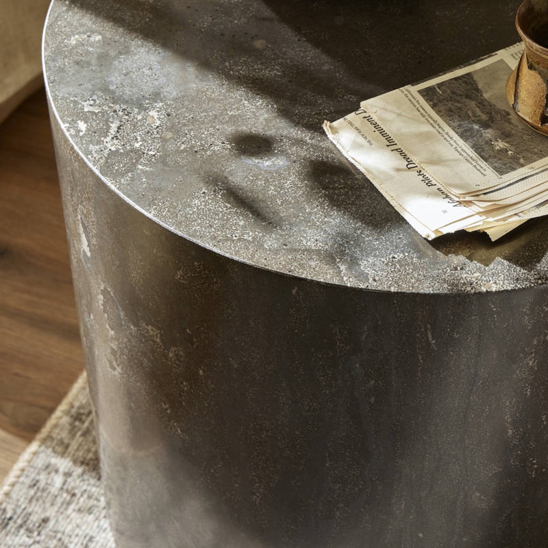 Four Hands Kramer End Table Bluestone