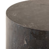 Kramer End Table Bluestone Rounded Tabletop Edge Four Hands