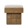 Four Hands Kubi Accent Stool front view 