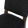 Kurt Dining Chair Gibson Black Seat Cushion Detail Four Hands