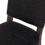 Kurt Dining Chair Gibson Black Seat Cushion Detail Four Hands