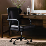 Lacey Desk Chair Brushed Ebony Staged View 234108-003
