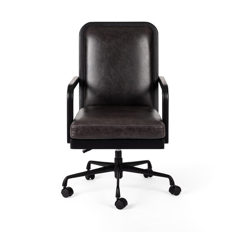 Lacey Desk Chair Brushed Ebony Front Facing View 234108-003
