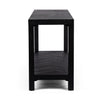 Lamar Console Table Drifted Matte Black Side View 100568-004