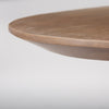 Mercana Lance Oval Dining Table side of top view 