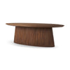 Mercana Lance Oval Dining Table angled view 