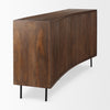 Mercana Lance Sideboard Brown Angled Curve View 69960