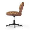 Landon Armless Desk Chair Balkan Ochre Side View Four Hands