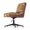 Landon Armless Desk Chair Balkan Ochre Angled View 241341-003
