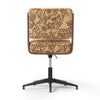 Four Hands Landon Armless Desk Chair Balkan Ochre Back View