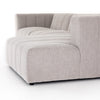 Four Hands Langham 3-Piece Sectional right chaise view 