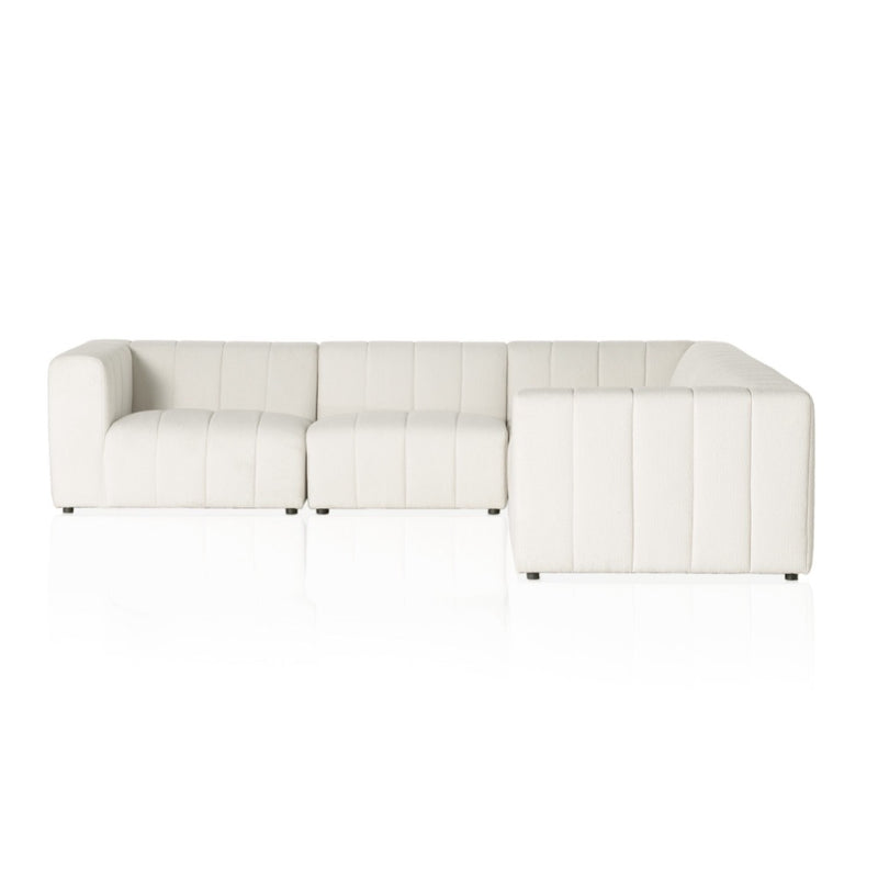 Four Hands Langham Channeled 5-Piece Sectional side view
