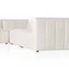 Four Hands Langham Channeled 5-Piece Sectional eye level seat cushion