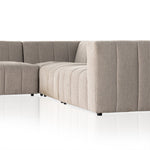 Langham Channeled 5-Piece Sectional 238330-001 angled seat view