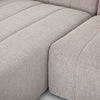 Langham Channeled 6-Piece Sectional CGRY-001-320-S8 two seat cushion view