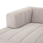 Four Hands Langham Channeled 6-Piece Sectional arm and channeling view