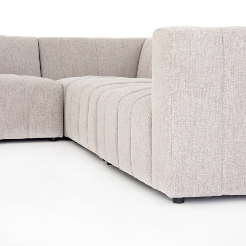 Langham Channeled 6-Piece Sectional CGRY-001-320-S8 seat view