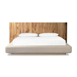 Lara Bed Natural Reclaimed French Oak Front Facing View 242165-001