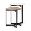 Mercana Larkin Nesting End Tables angled view 