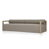 Four Hands Laskin Outdoor Sofa 106" angled view 